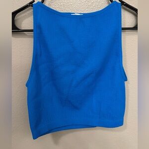 Cotton On  Blue Crop Tank Size M/L